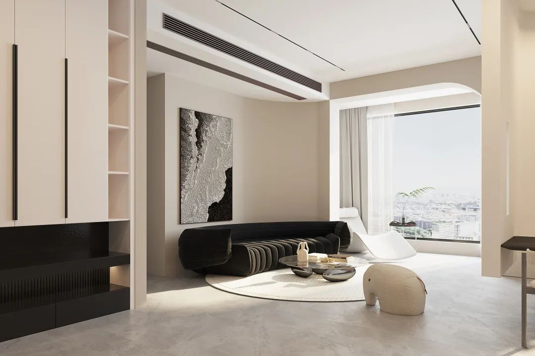 頂琇國際城·星耀,奶油極簡(jiǎn)風(fēng)