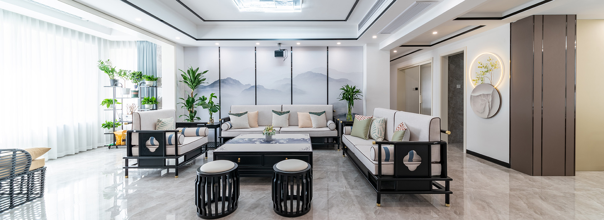 王家灣中央生活區188㎡,王家灣中央生活區,王家灣中央生活區188平米,新中式