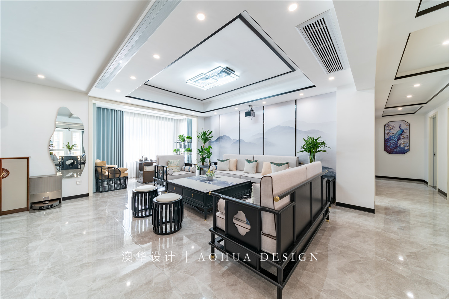 王家灣中央生活區188㎡,王家灣中央生活區,王家灣中央生活區188平米,新中式