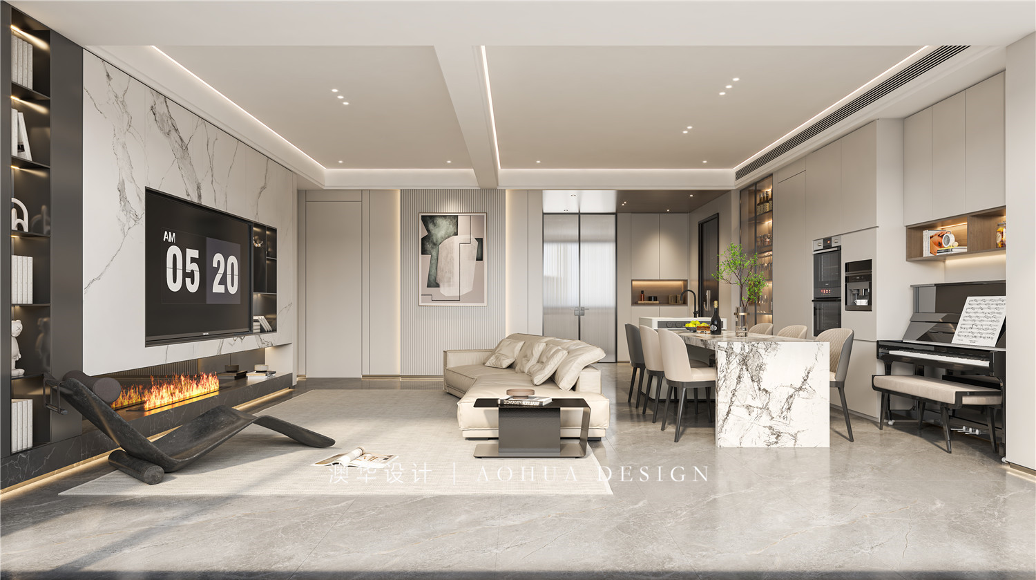 月亮灣179㎡現代簡約