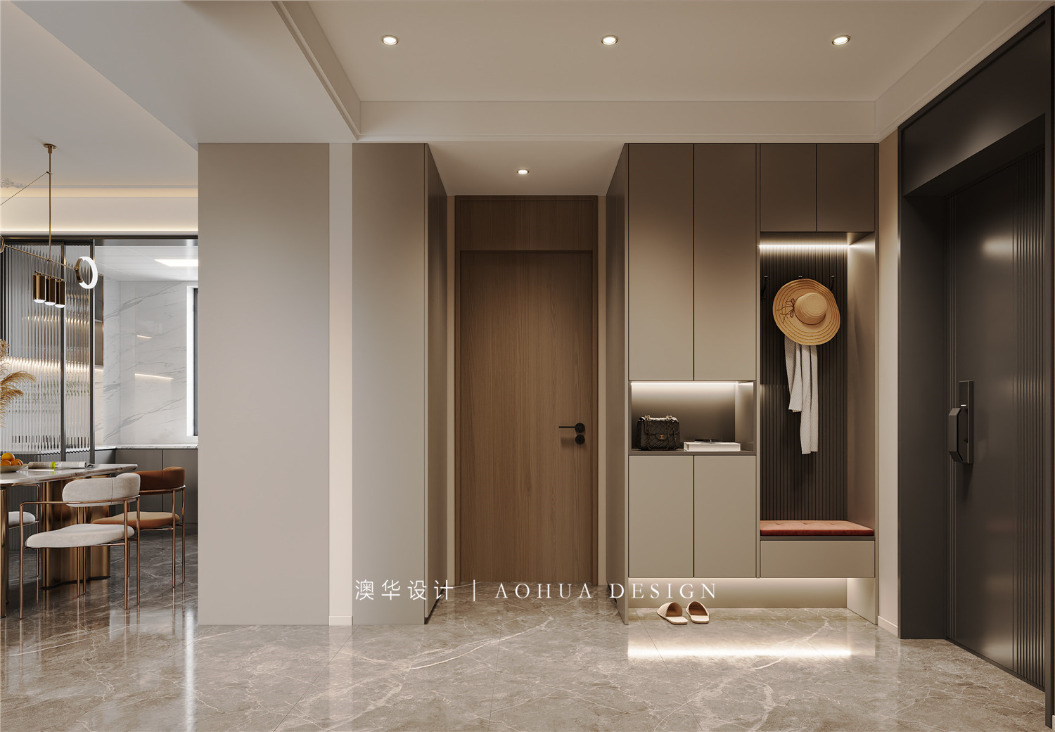 融創玖璽臺132㎡簡法輕奢混搭風