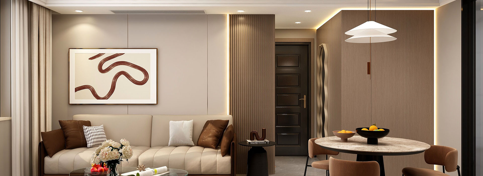 利騰國際86㎡現(xiàn)代輕奢