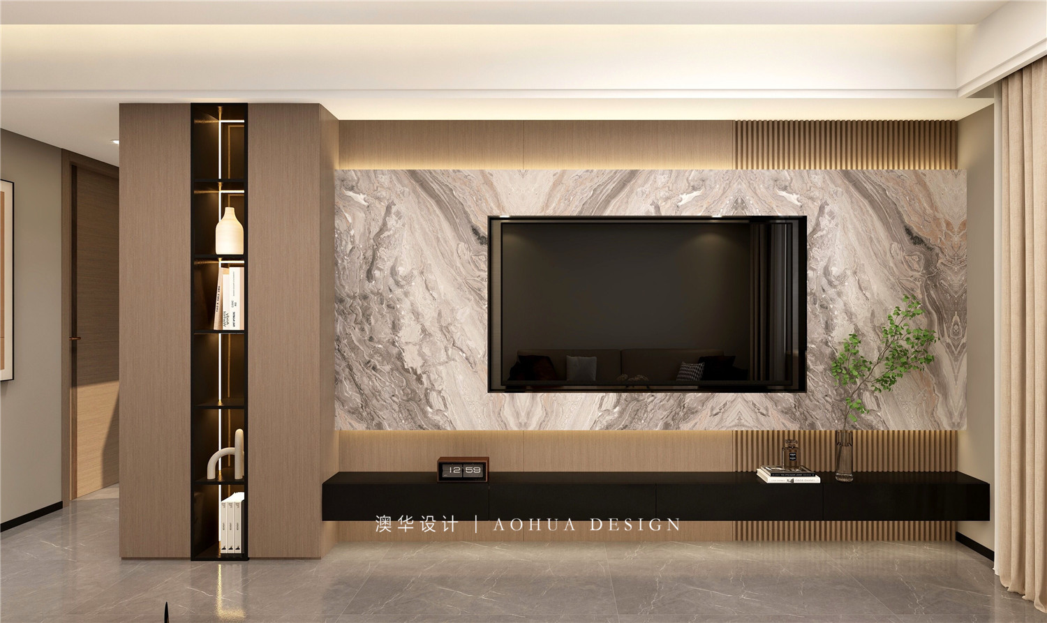 利騰國際86㎡現(xiàn)代輕奢