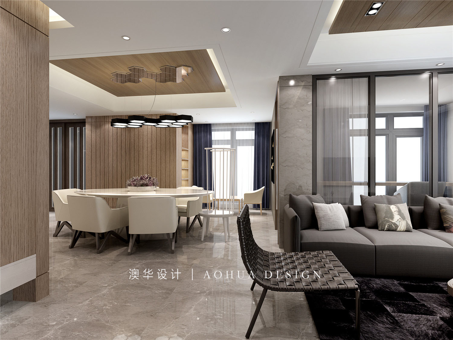 菱角湖壹號220㎡現代風