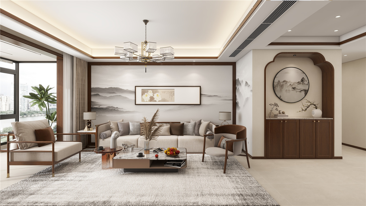 首地云夢臺168㎡新中式