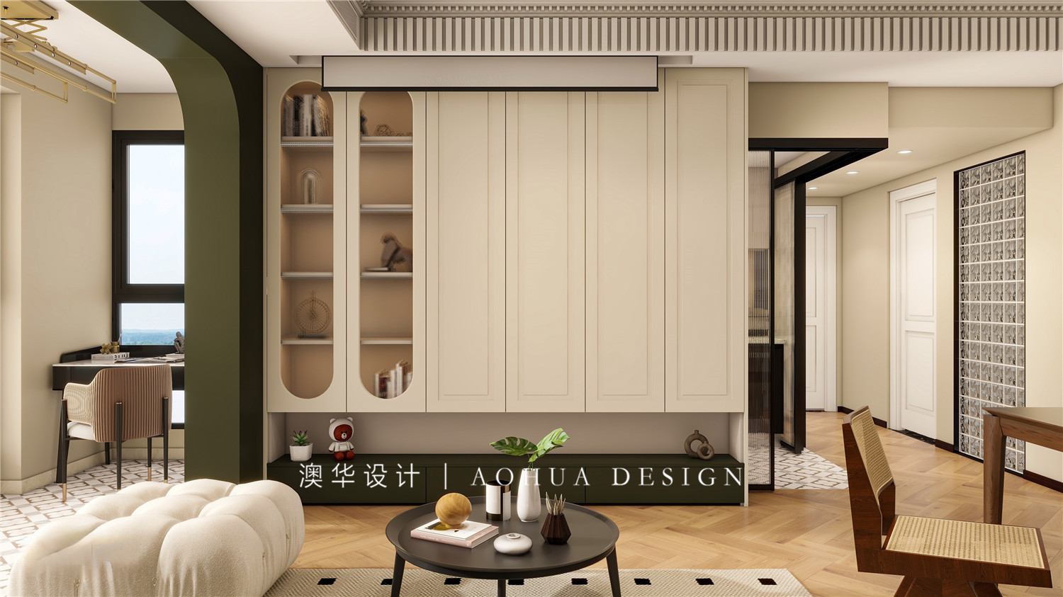 金域藍(lán)灣78㎡中古風(fēng)