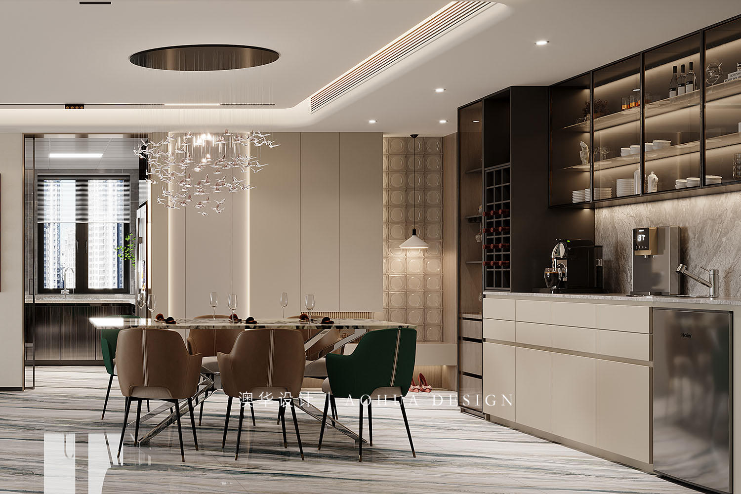 聯投江南岸170㎡輕奢風