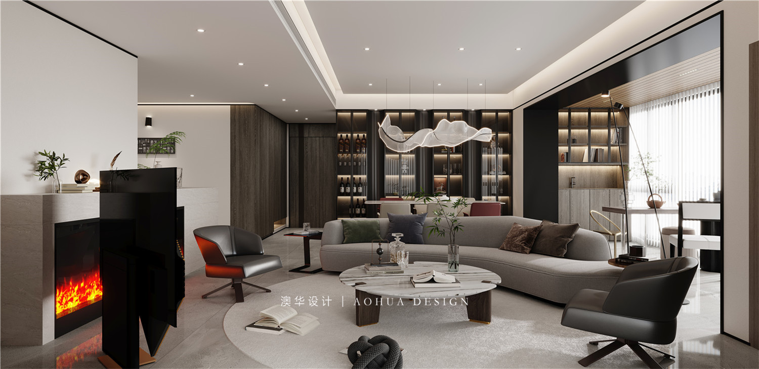 長江中心230㎡輕奢風(fēng)