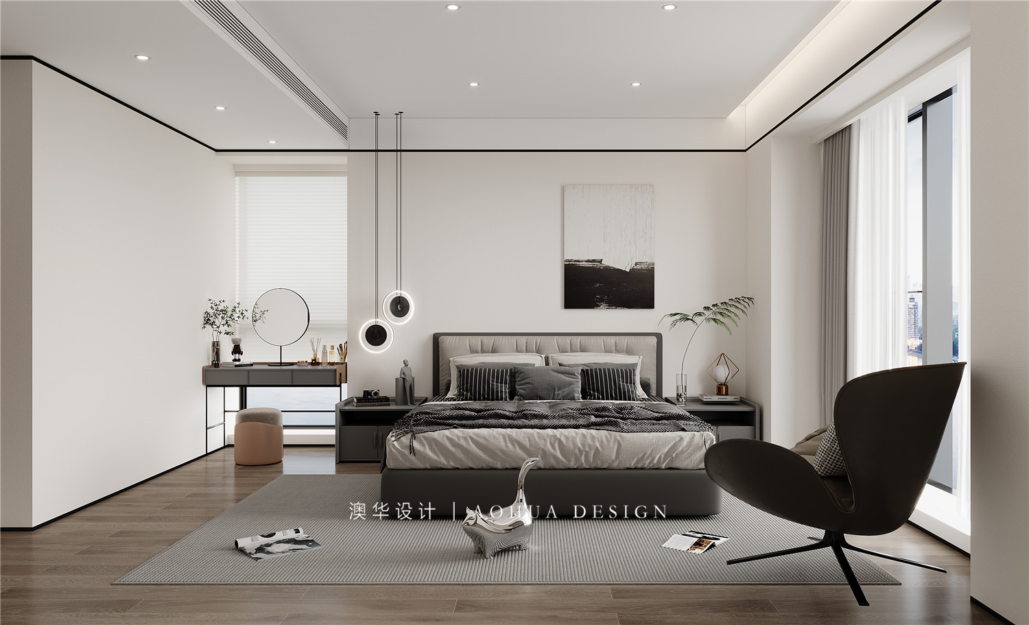 長江中心230㎡輕奢風(fēng)