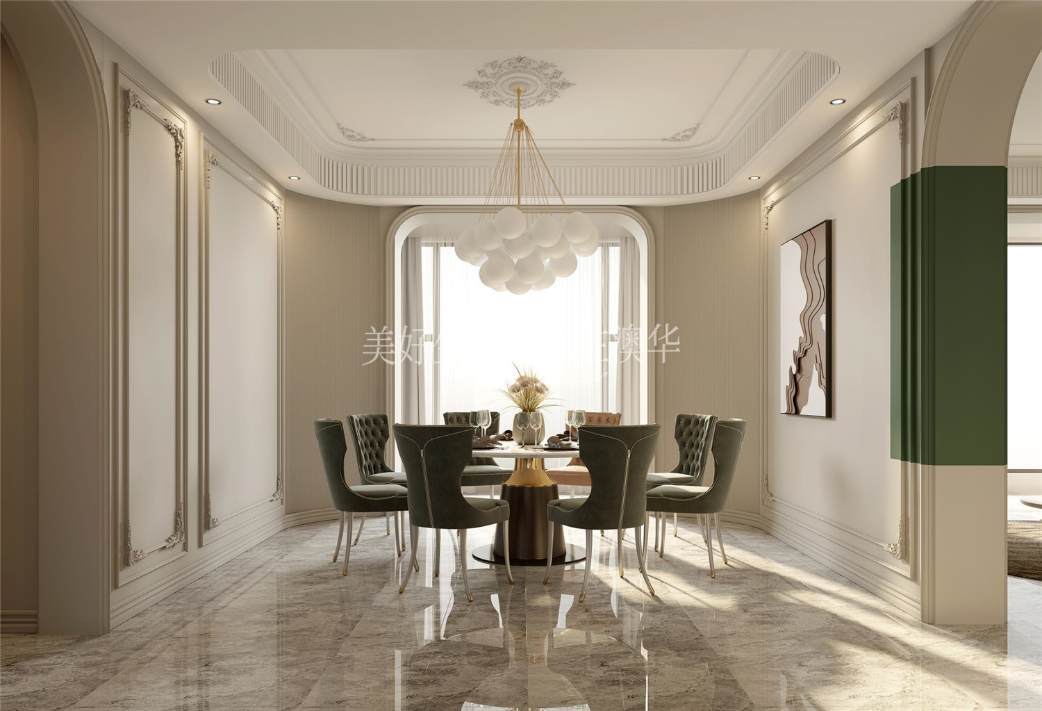 簡約法式,武漢室內設計