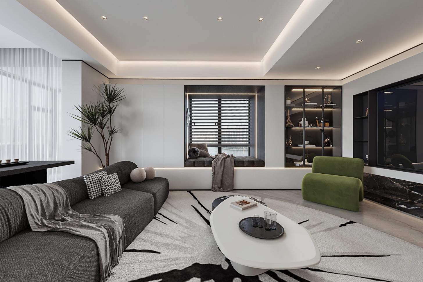 沙湖中心225㎡現代風