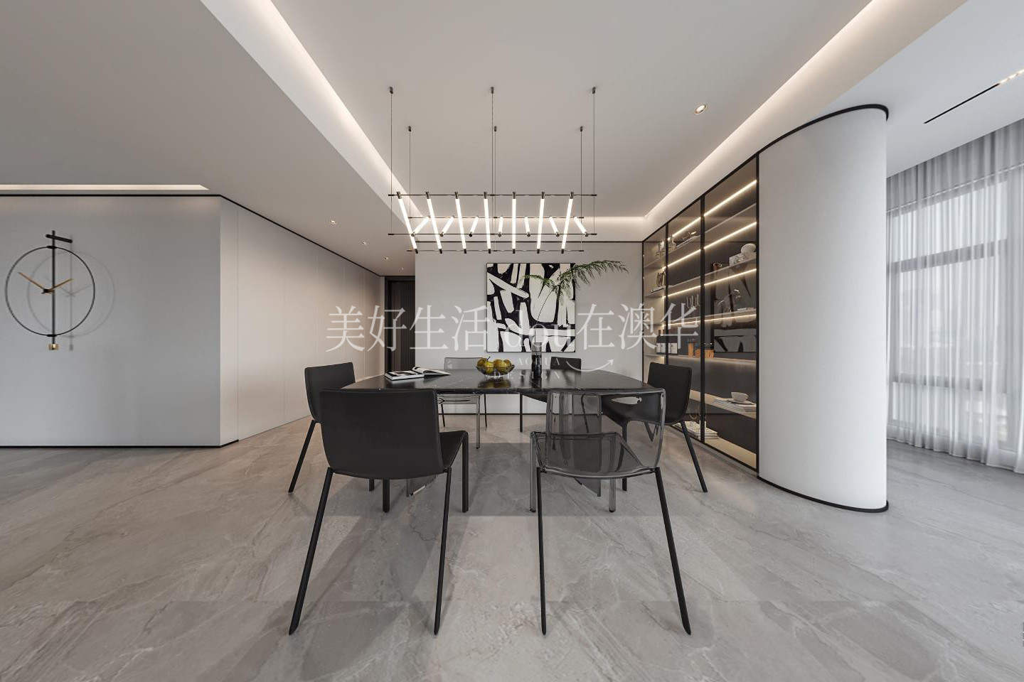 沙湖中心225㎡現代風