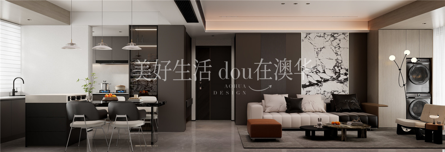 幸福時代大家122㎡意式風,幸福時代大家裝修效果圖