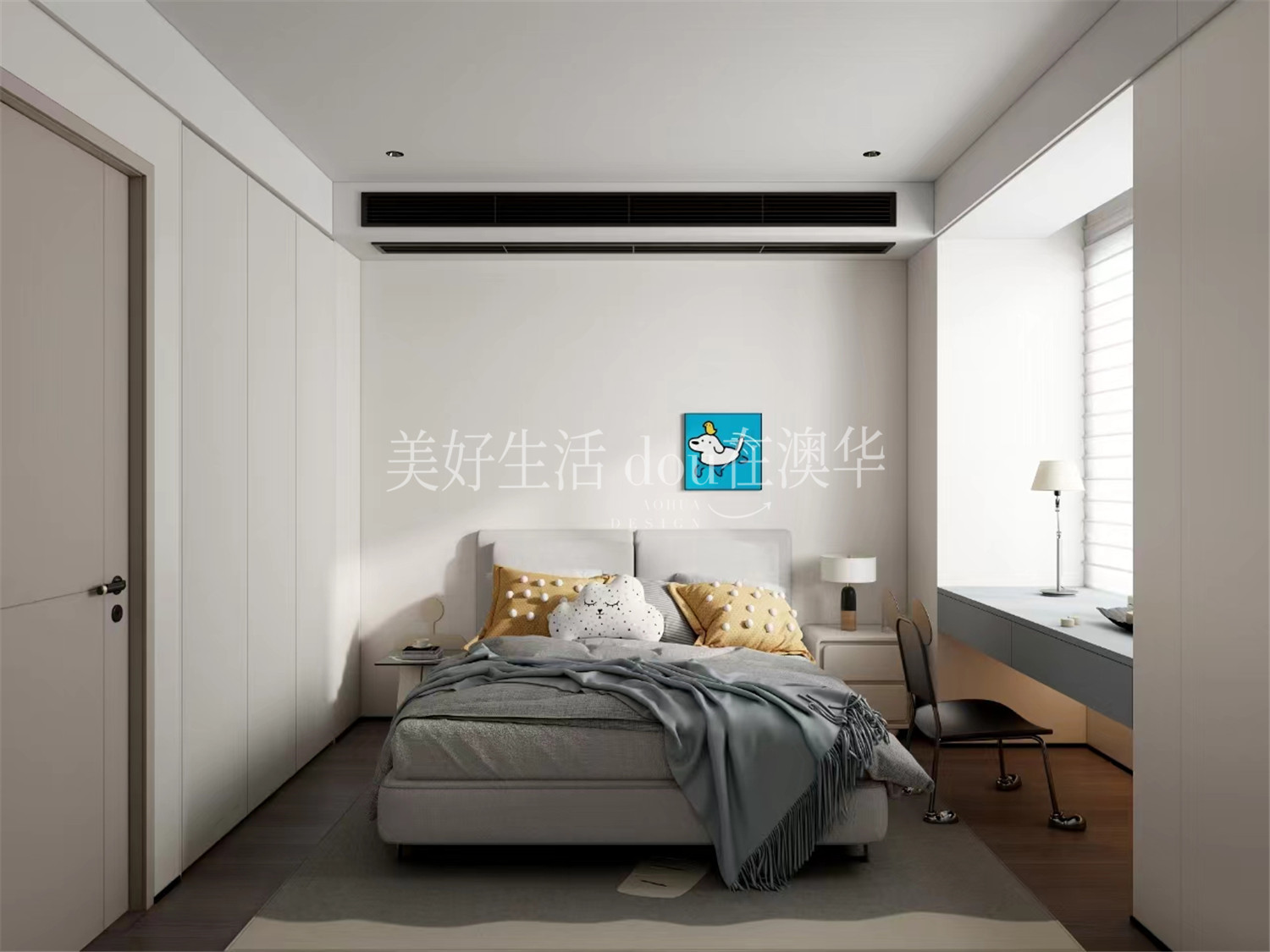 幸福時代大家122㎡意式風,武漢裝修