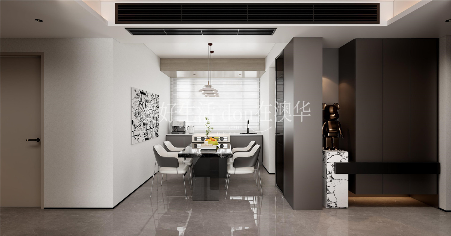 幸福時代大家122㎡意式風,武漢裝修