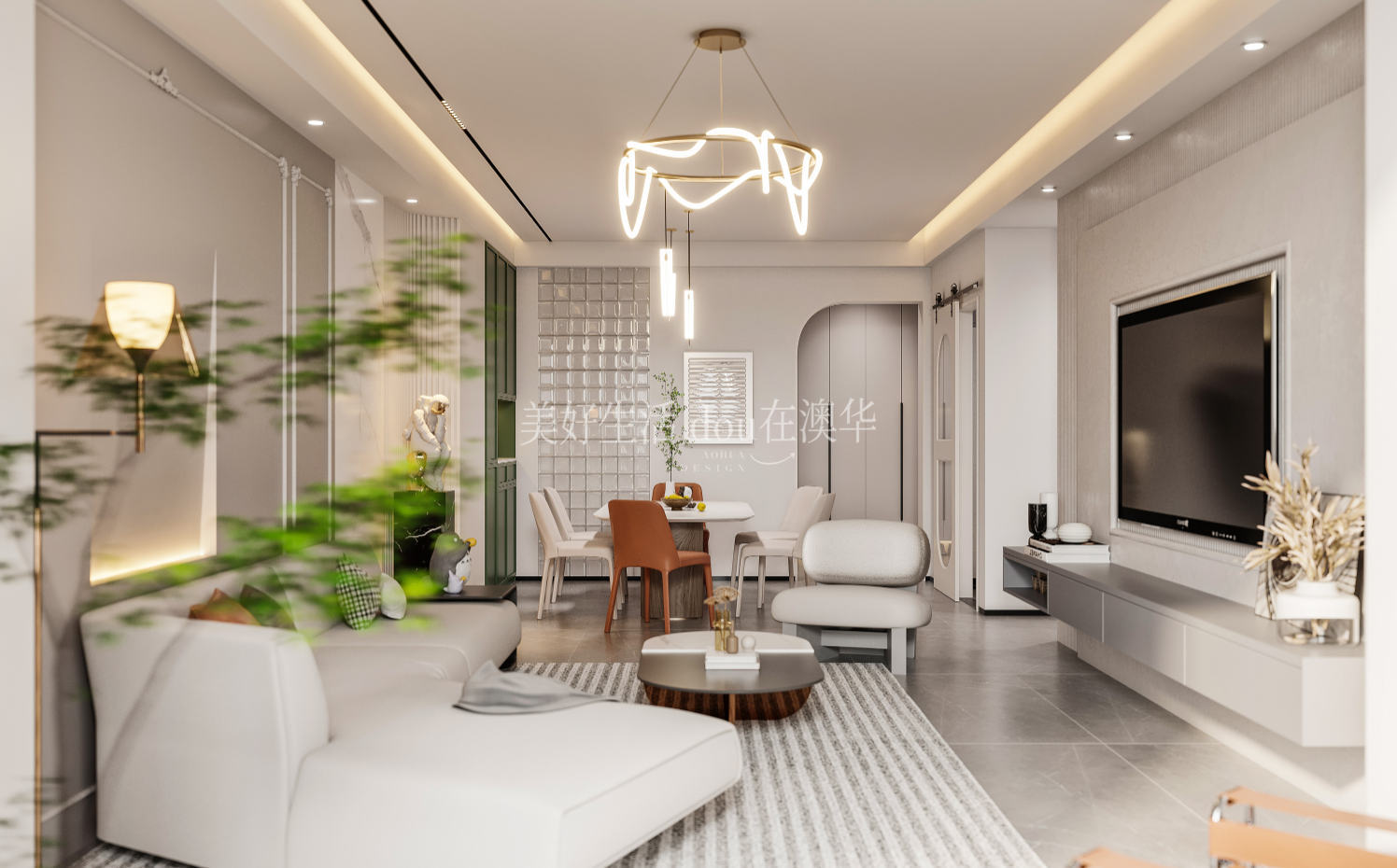 福星惠譽(yù)星譽(yù)國(guó)際117㎡,武漢裝修,福星惠譽(yù)星譽(yù)國(guó)際裝修