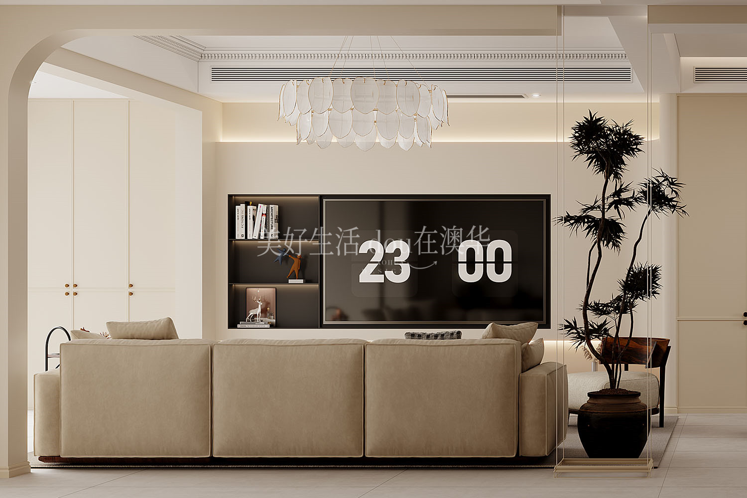 聯投光谷瑞園裝修效果圖,法式中古,武漢室內設計