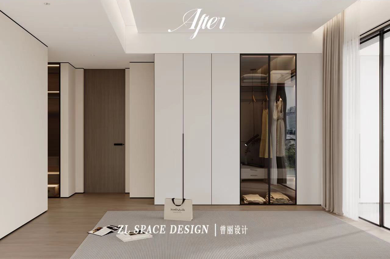 沙湖中心裝修效果圖,武漢裝修設計,現代極簡