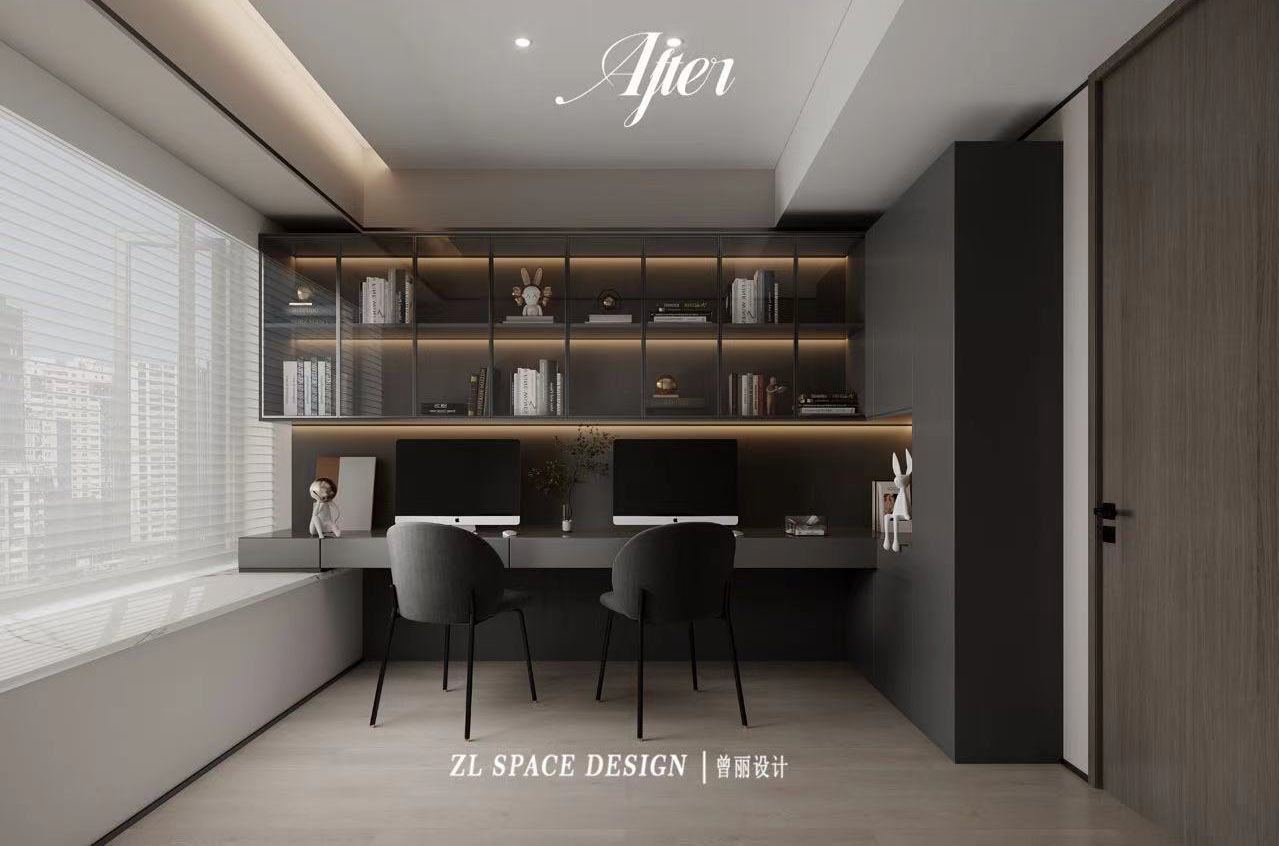 沙湖中心裝修效果圖,武漢裝修設計,現代極簡