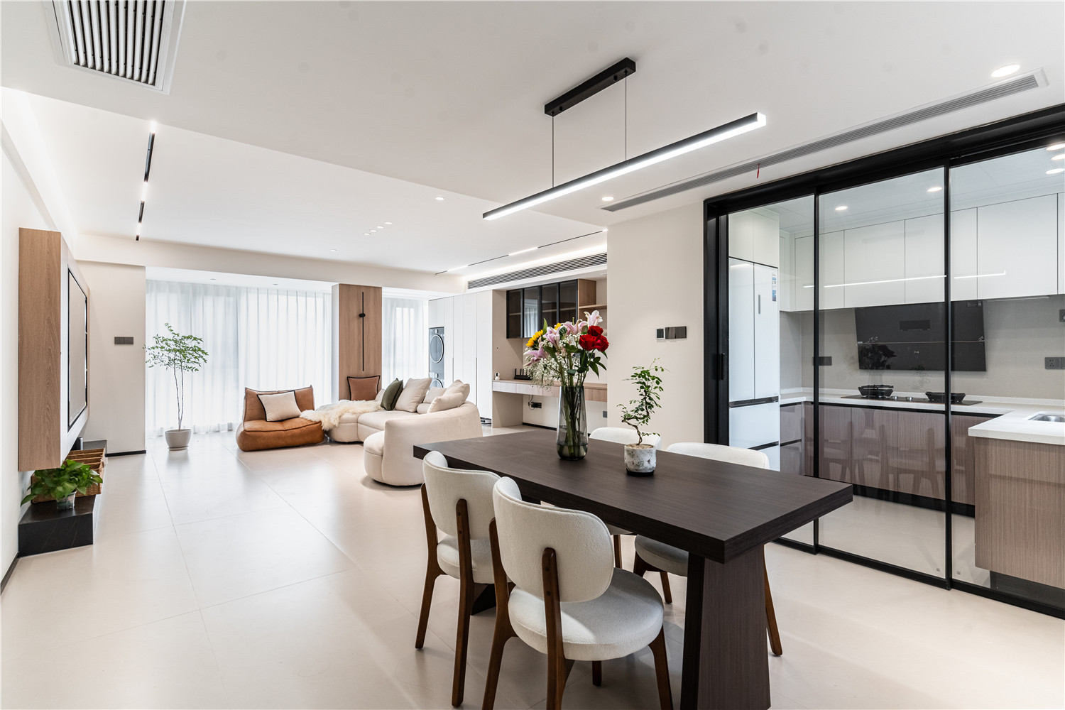 中交越秀知園裝修,意式極簡(jiǎn),武漢裝修設(shè)計(jì)