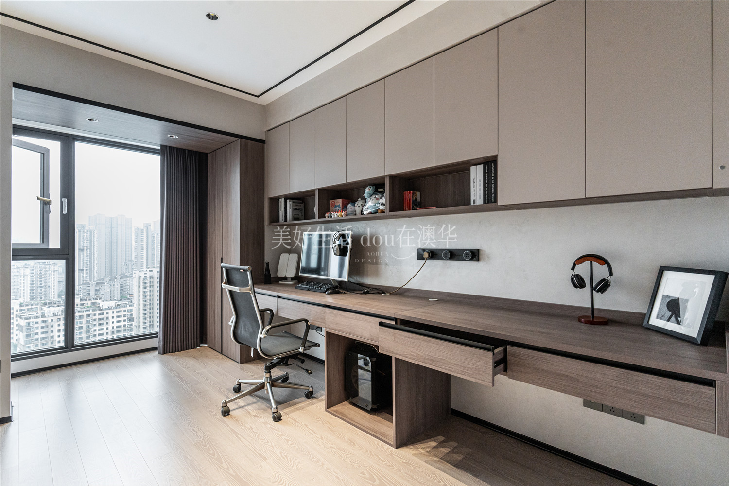 沙湖明珠裝修,意式輕奢,武漢裝修設計,武漢室內設計