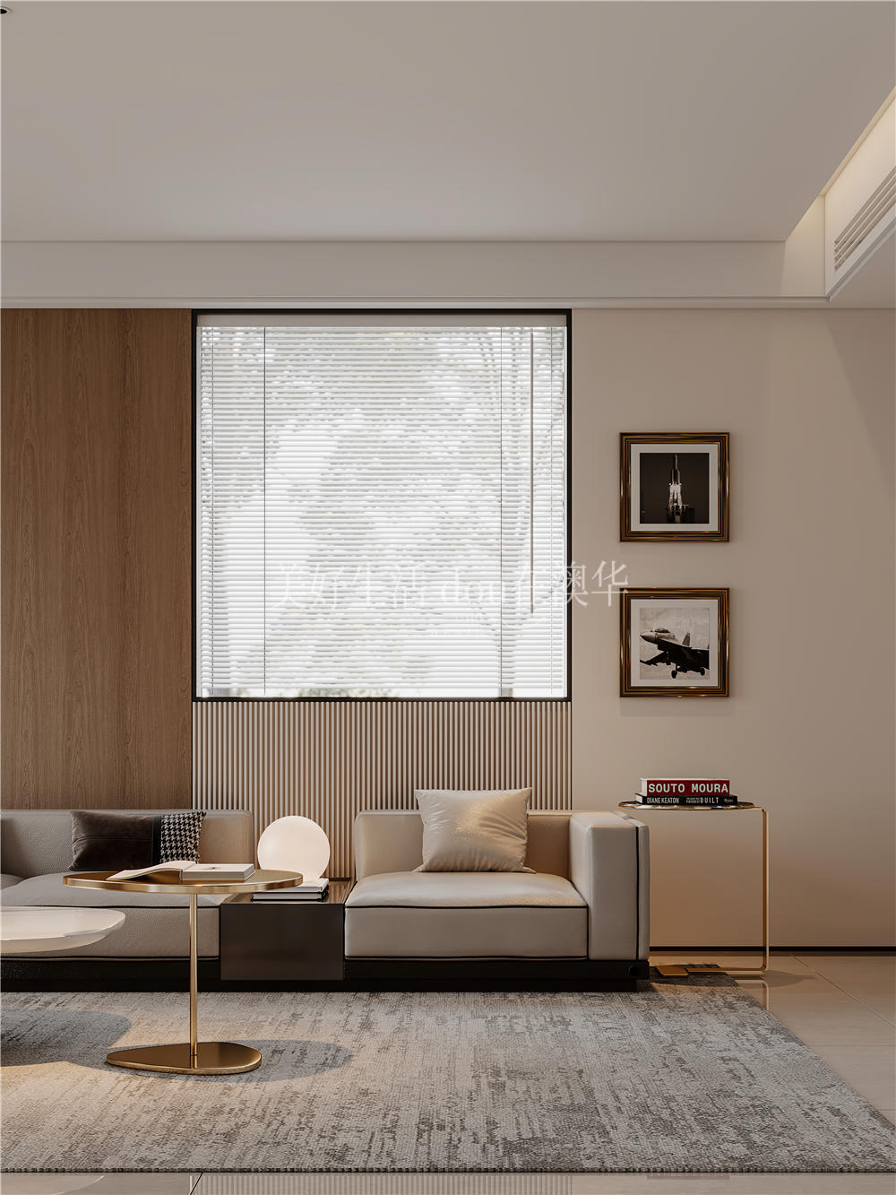 華僑城歡樂(lè)天際裝修效果圖,意式極簡(jiǎn),武漢室內(nèi)設(shè)計(jì)