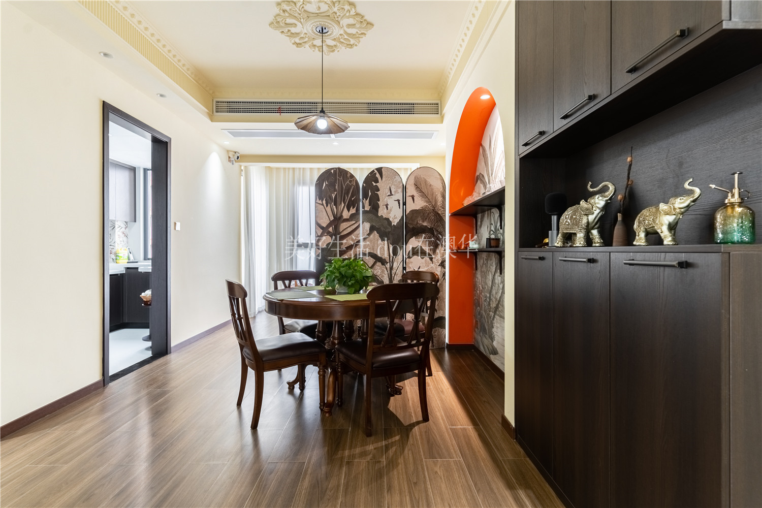 鵬湖灣裝修,美式復古,武漢裝修設計