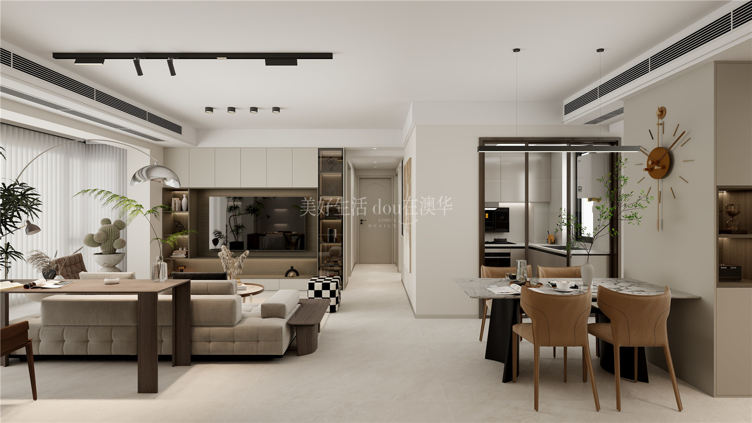 華僑城歡樂天際裝修,武漢室內設計