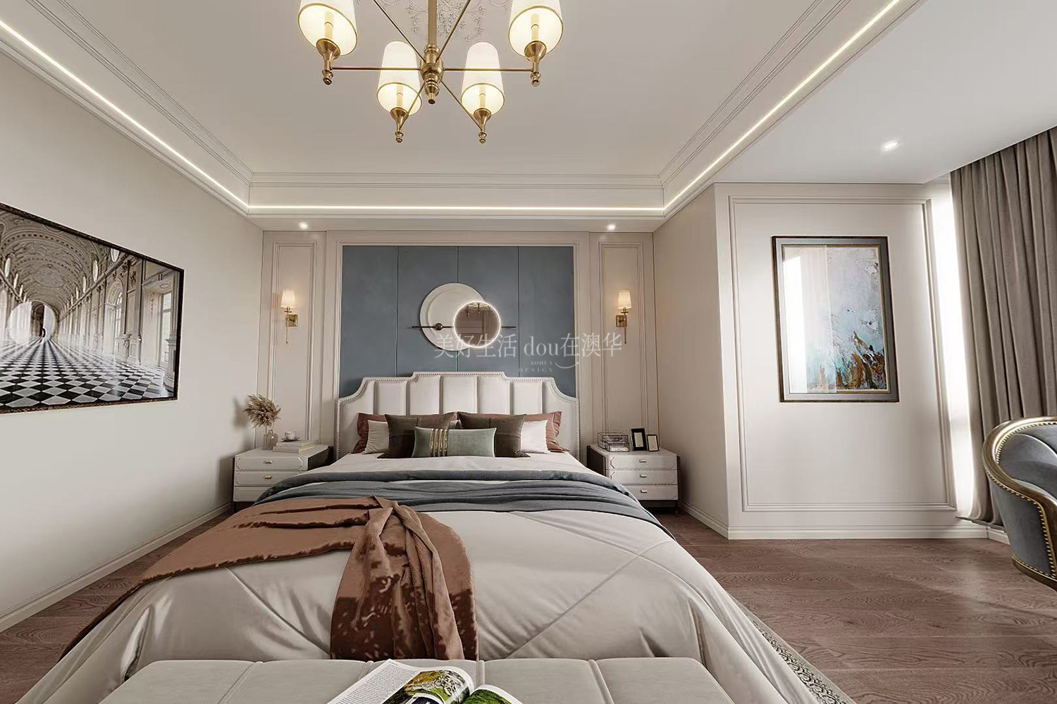 巢上城別墅,新中式