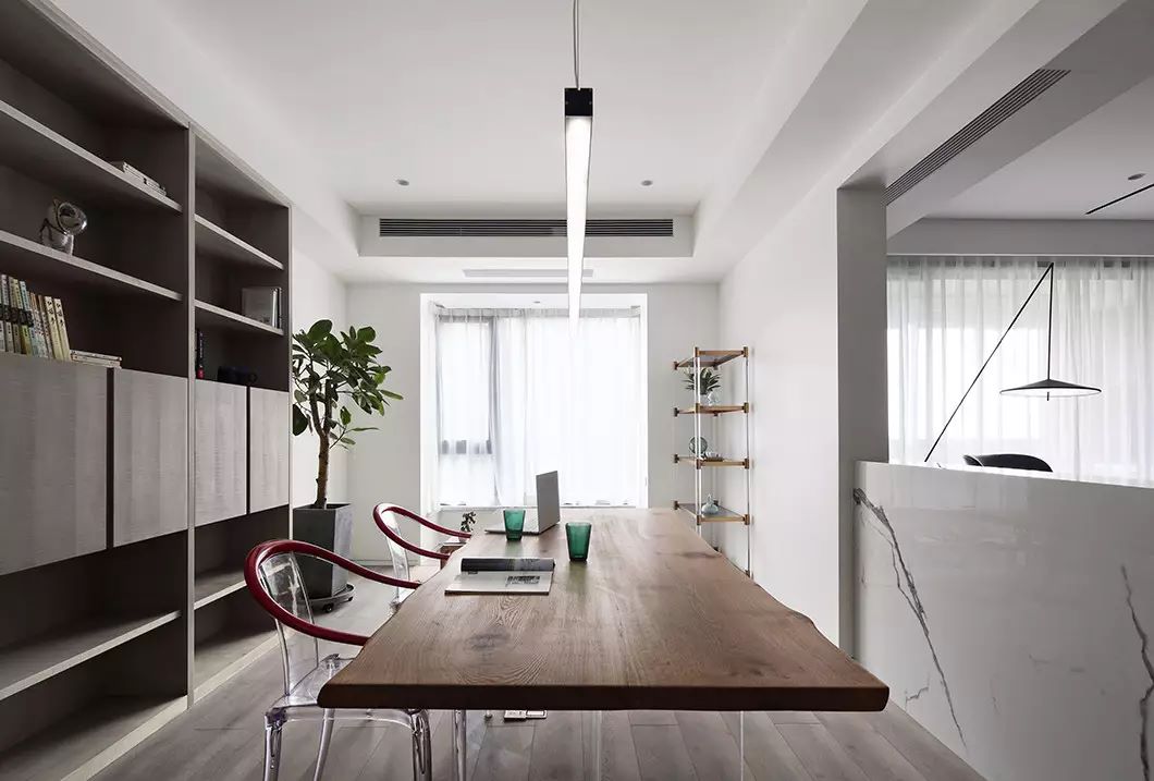 現代簡約黑白灰,武漢裝修設計