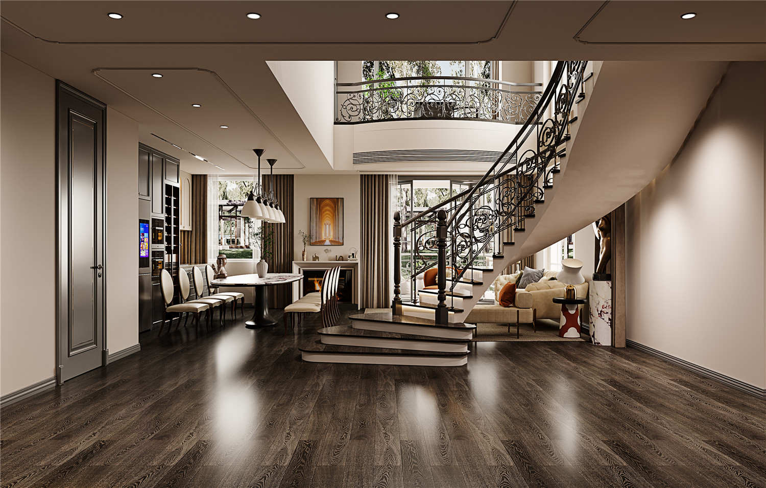 華發外灘薈裝修,武漢別墅裝修