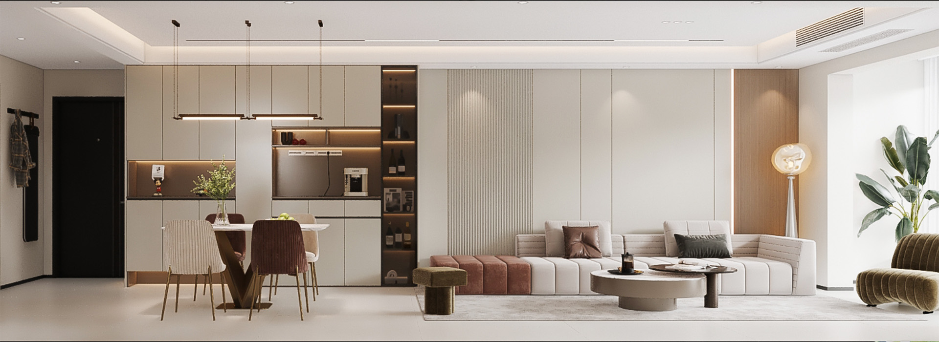 江悅蘭園裝修,現代輕奢