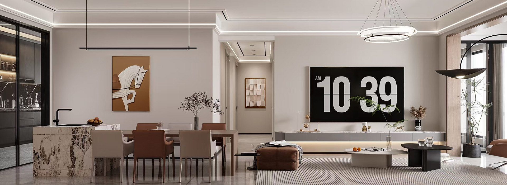 萬科金域時代,現(xiàn)代極簡