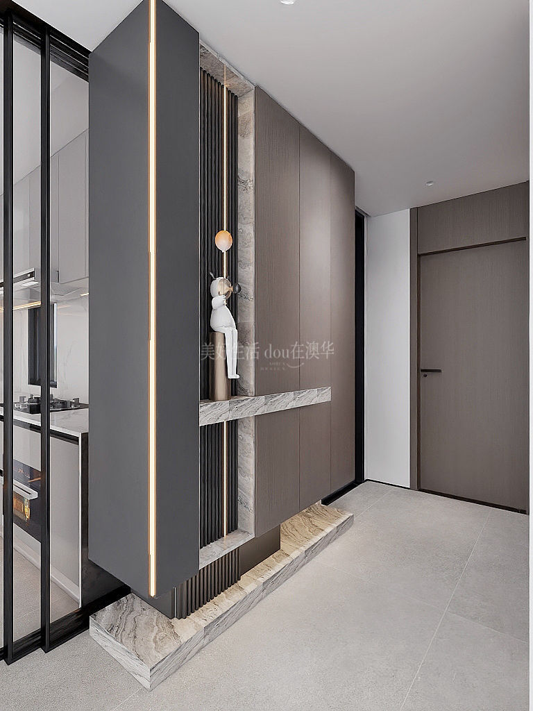 光谷世界城瑜樾東方裝修,現代風