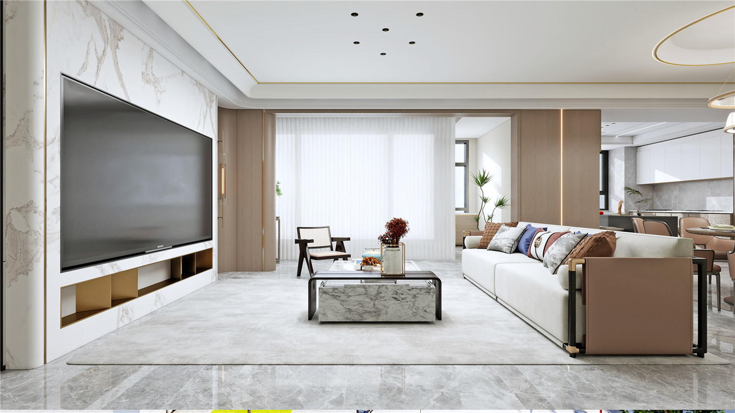 御江壹品青山樽裝修,現代風格