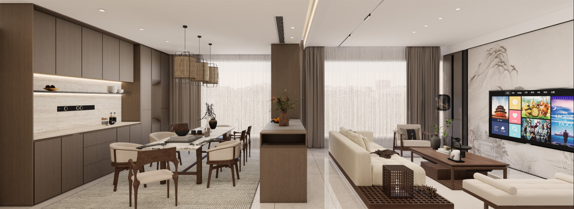 保利明玥晨光別墅裝修.宋氏美學(xué)