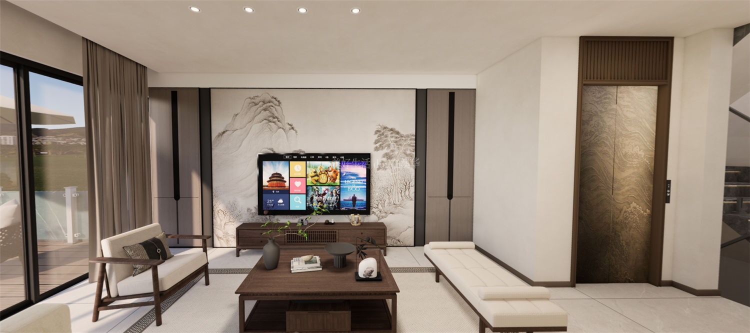 保利明玥晨光別墅裝修,宋氏風(fēng)