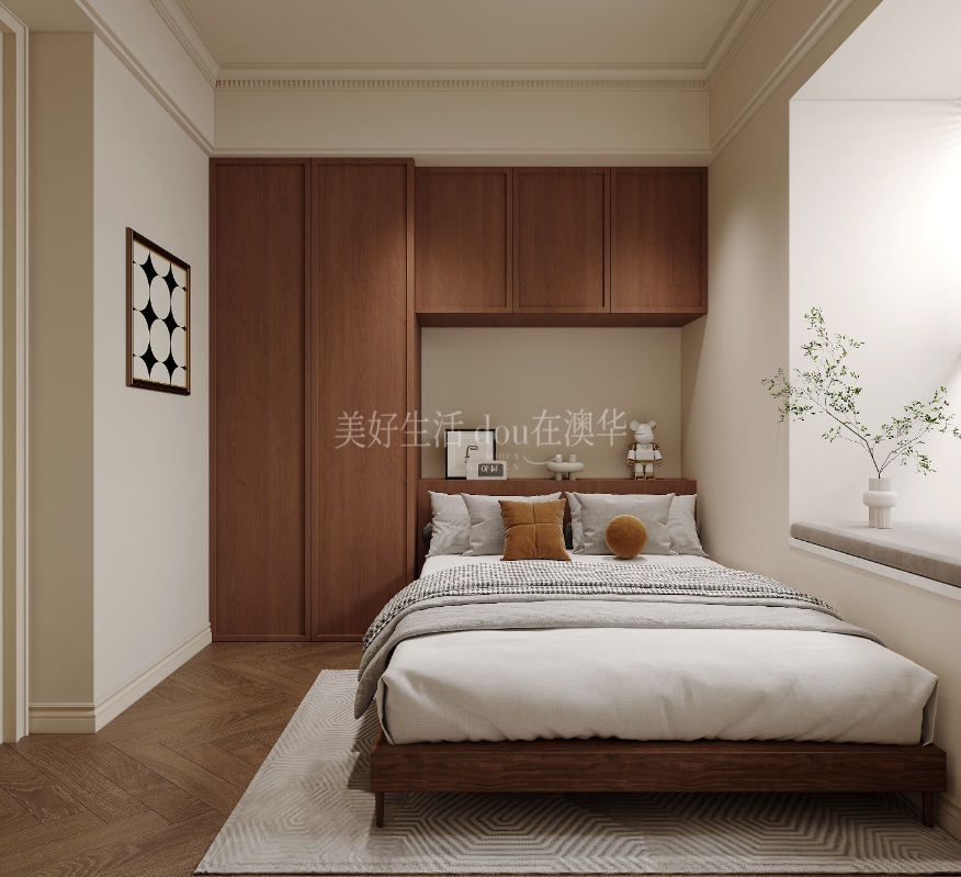 龍城匯萃園裝修,中古風