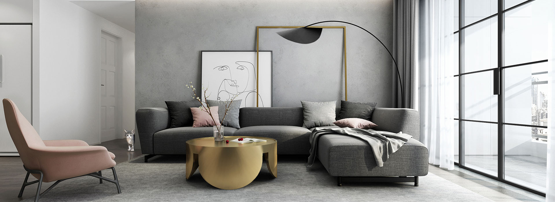 大華公園世家裝修,現(xiàn)代簡(jiǎn)約