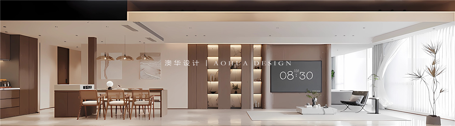 東湖天下裝修,大平層裝修