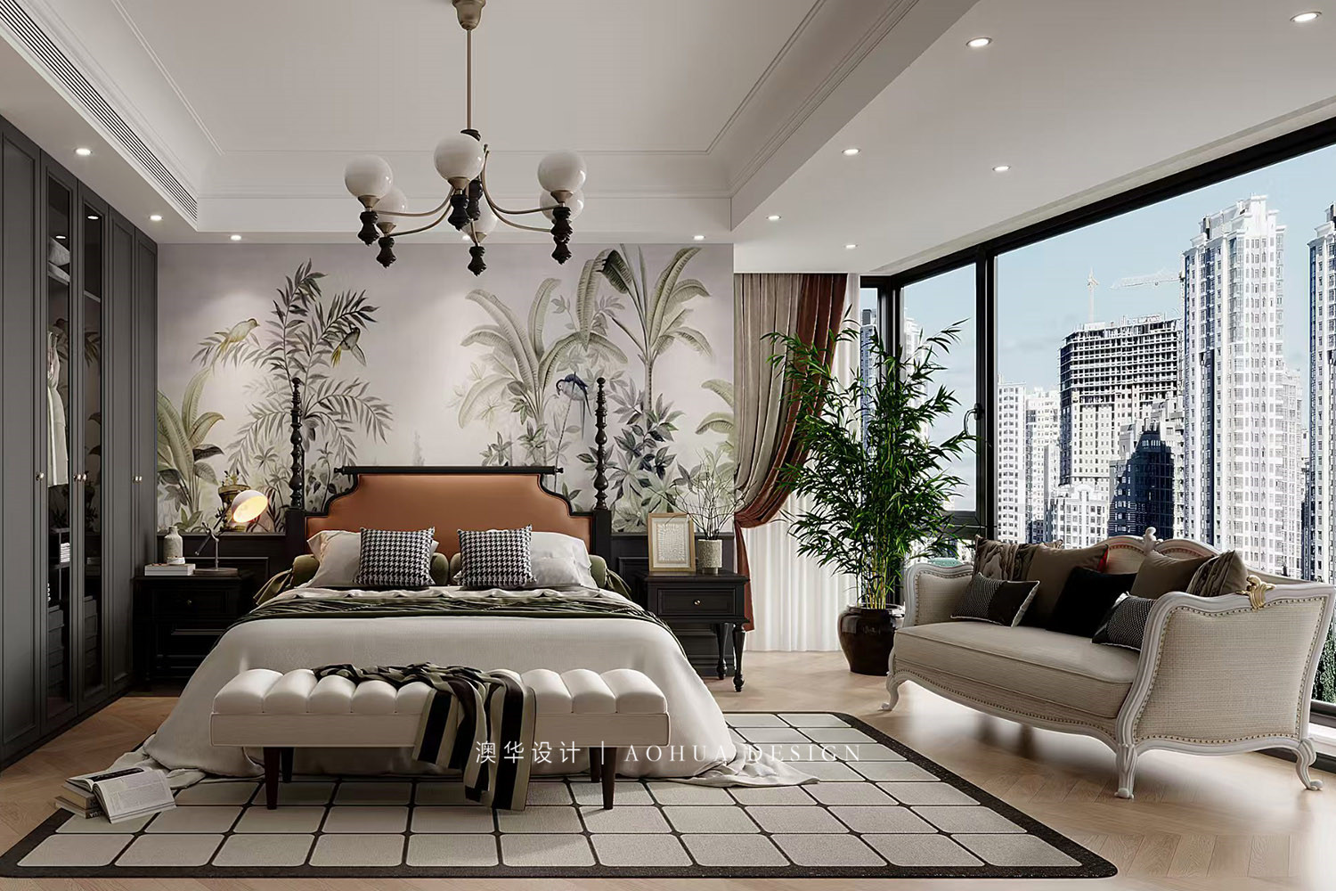 華僑城原岸裝修,美式風(fēng)格