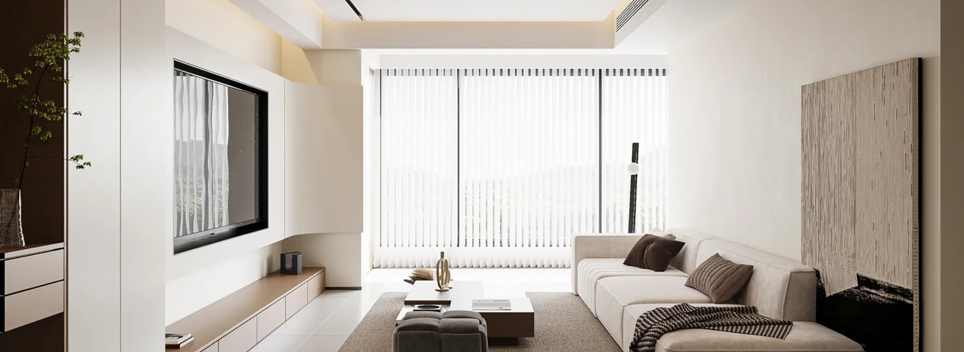 華發(fā)中央首府裝修,現(xiàn)代極簡(jiǎn)風(fēng)格