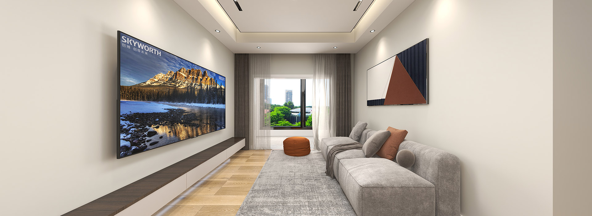 遠(yuǎn)洋心漢口裝修,極簡(jiǎn)風(fēng)