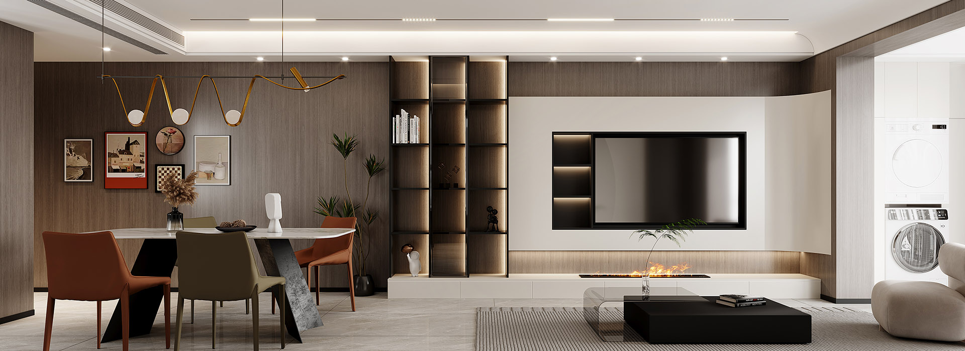 華僑城紅坊裝修,意式輕奢風(fēng)格