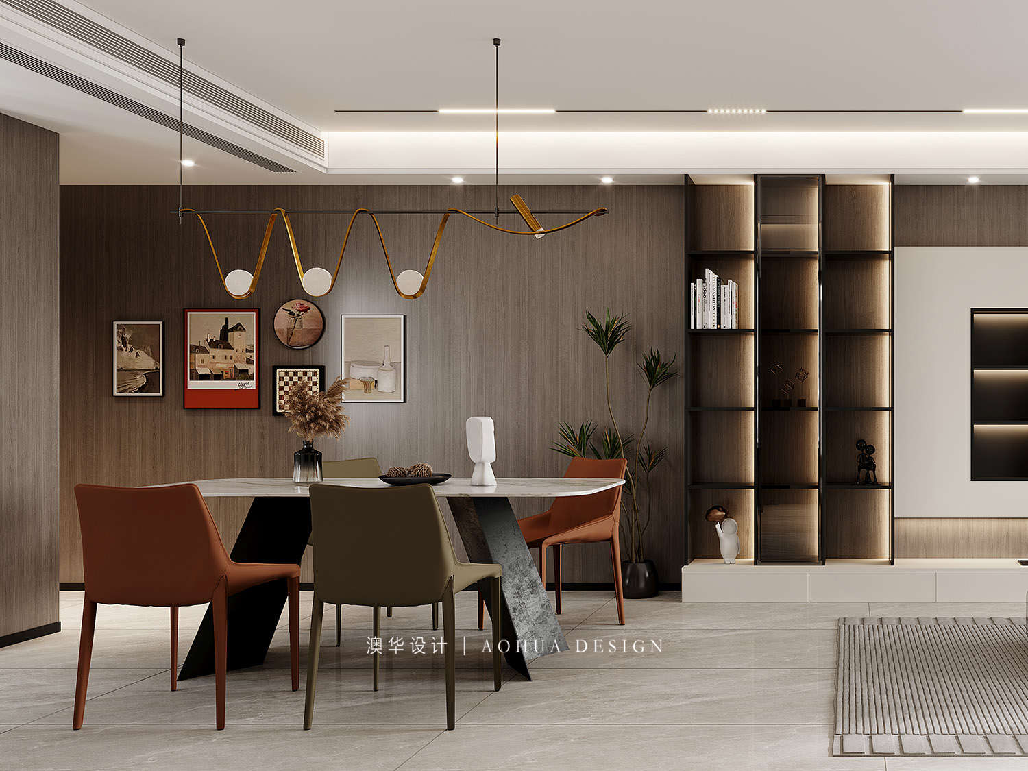 華僑城紅坊裝修,意式輕奢風(fēng)格