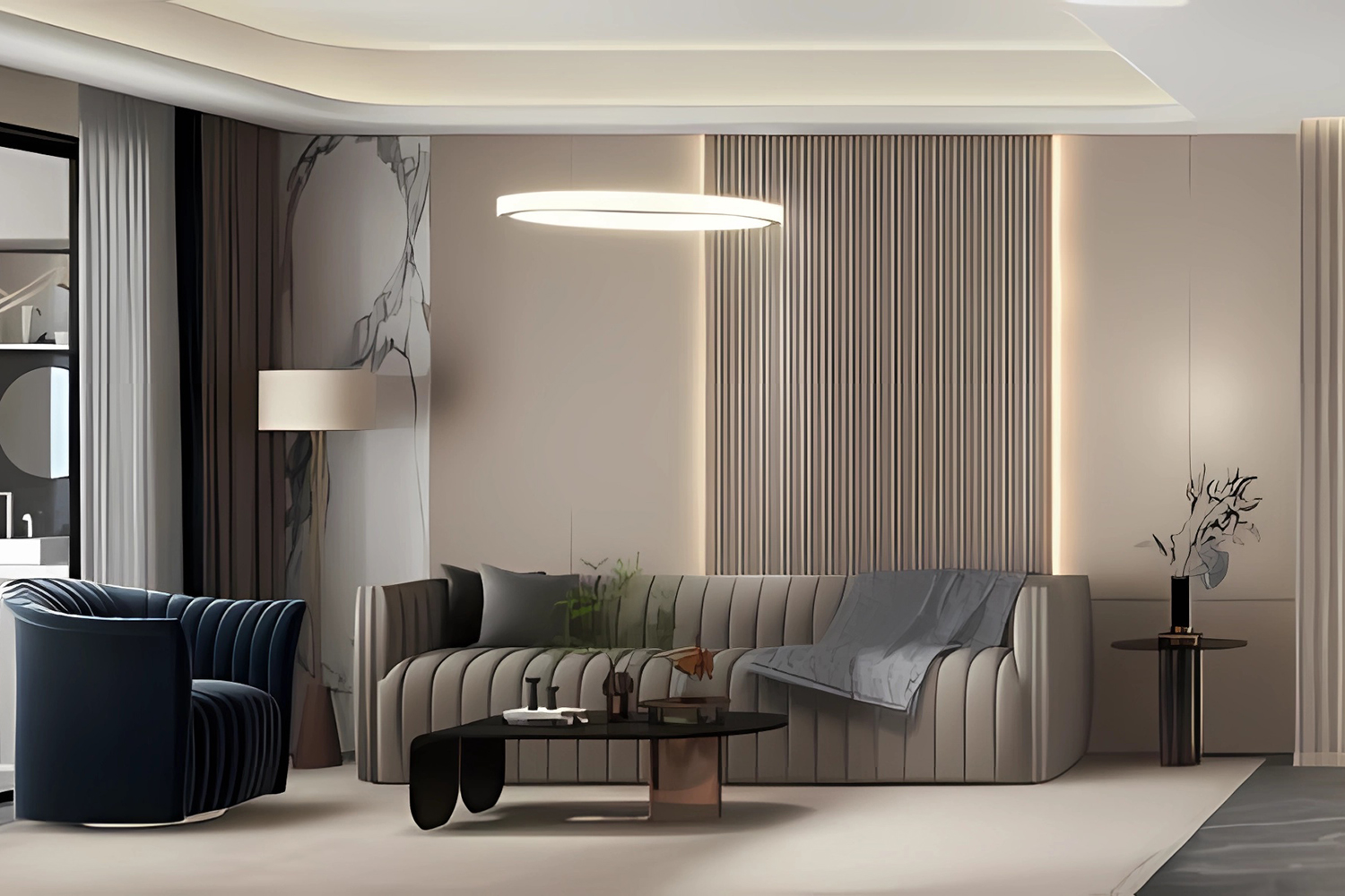 華發中央首府裝修,現代風格