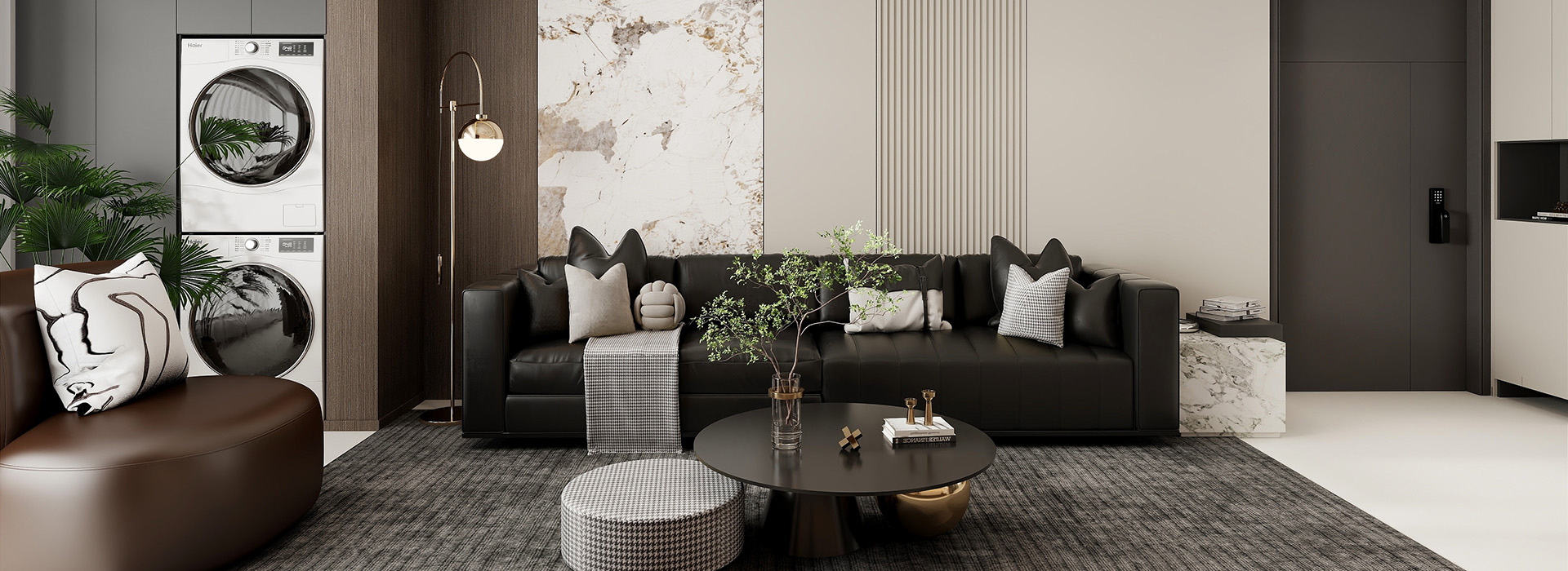 長投保利漢口印裝修,現代輕奢