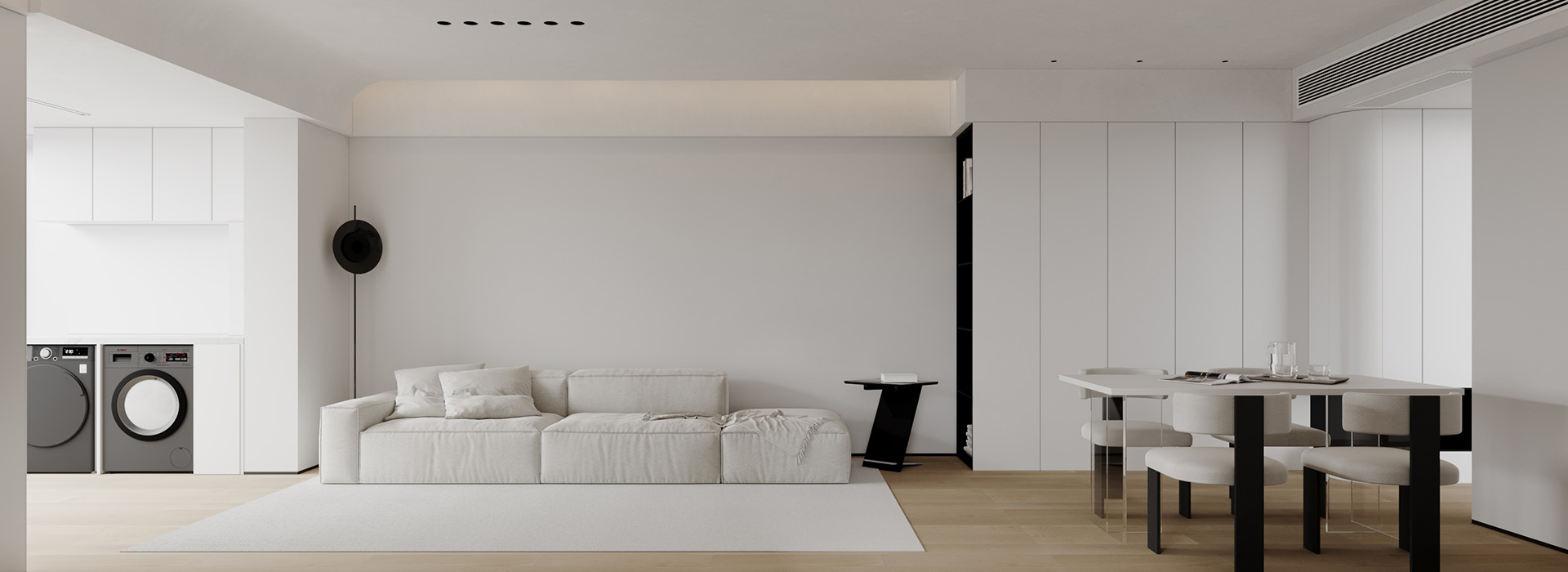 華僑城裝修,極簡風