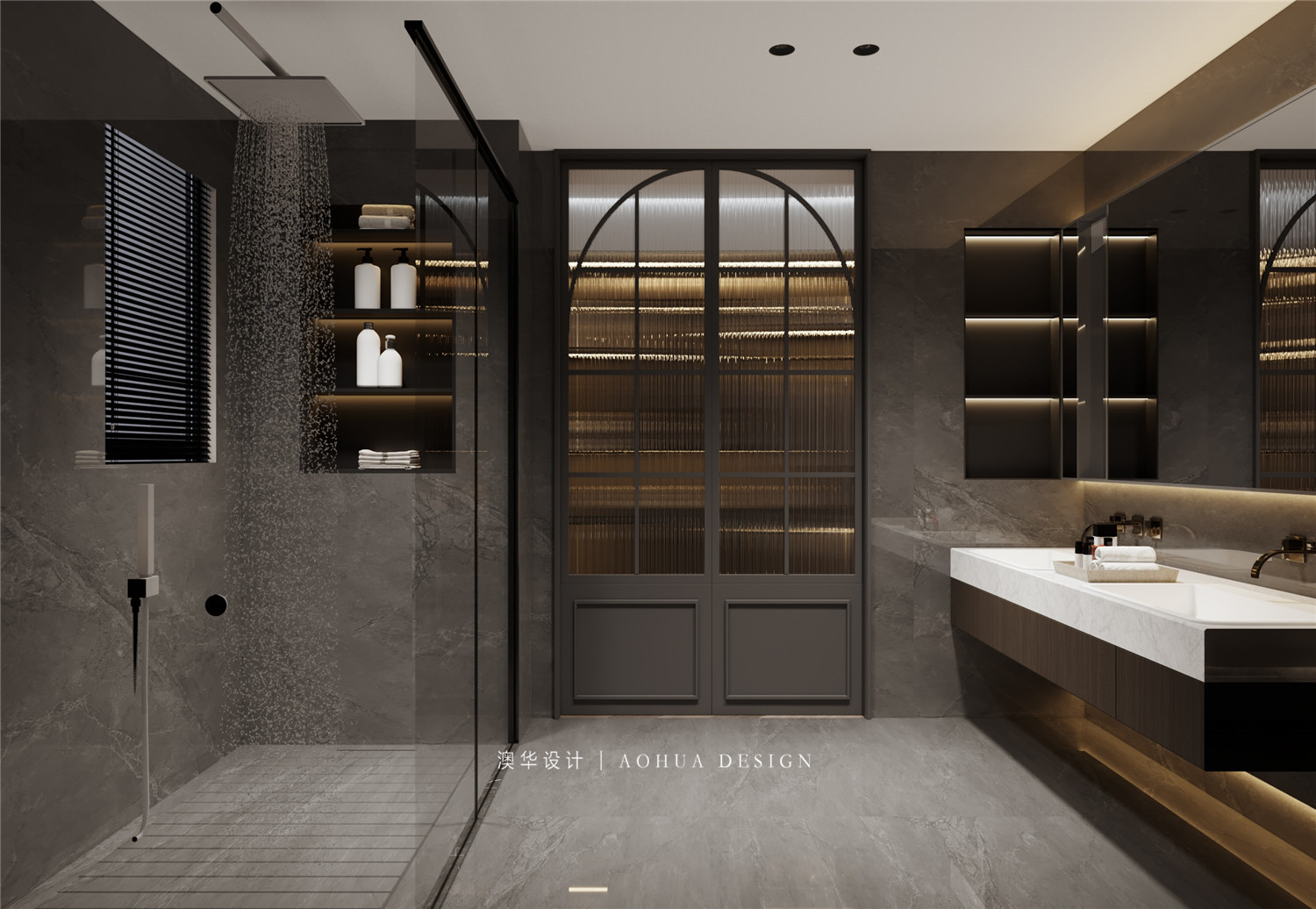 華發(fā)中央首府裝修,意式輕奢