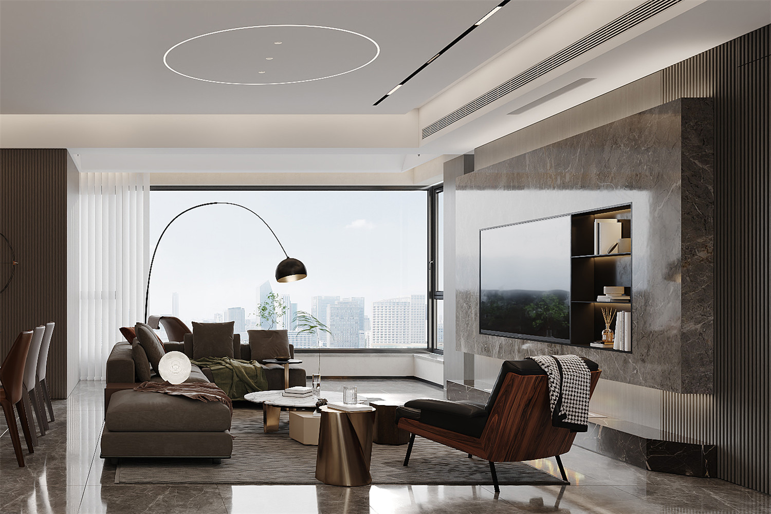 御江壹品青山樽裝修,意式輕奢風格